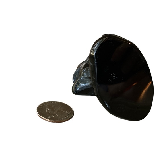 Obsidian Horus Carving 3” - Picture 8 of 8